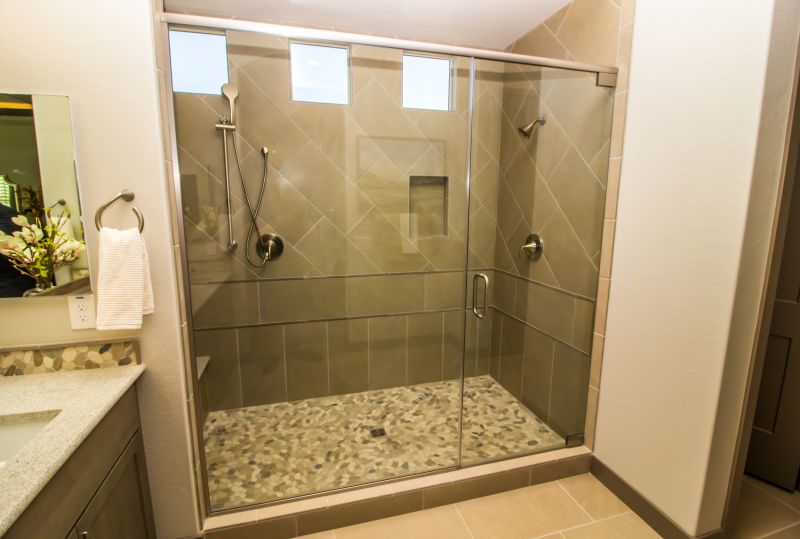 Open Concept Shower Space